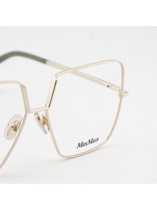 Max Mara MM5120 032 Eyeglasses Pale Gold 55mm Butterfly Frame main image 4